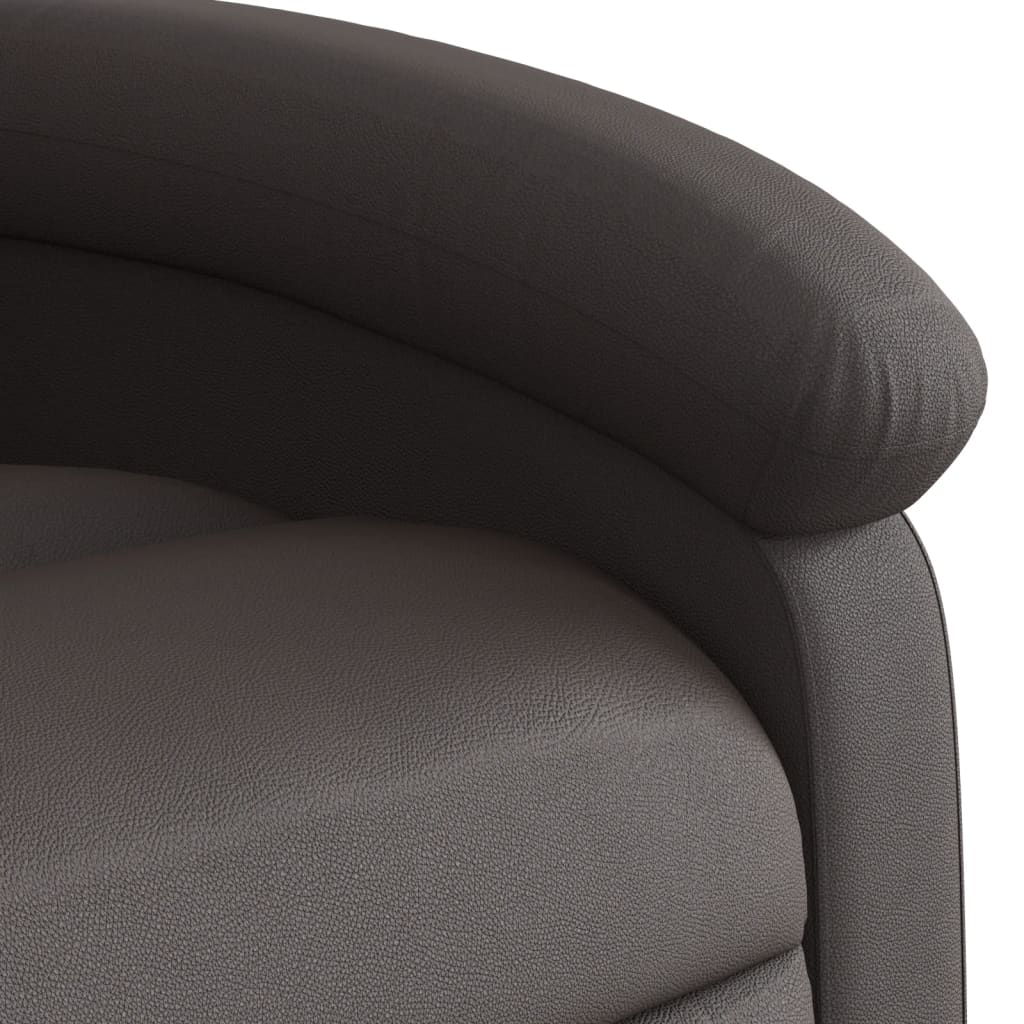 Fauteuil de massage inclinable électrique marron foncé Fauteuils vidaXL   