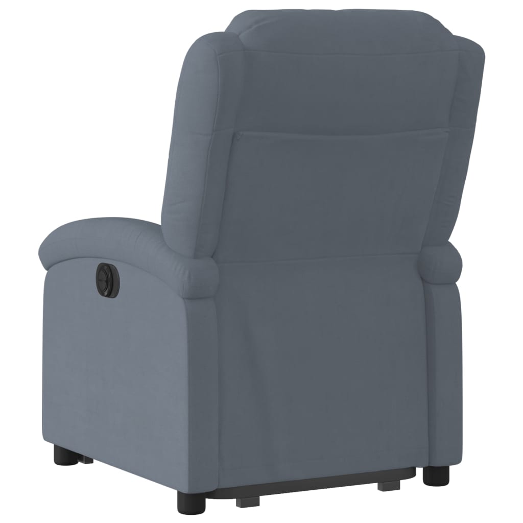 Fauteuil inclinable Gris foncé Velours - Xios Store SNC