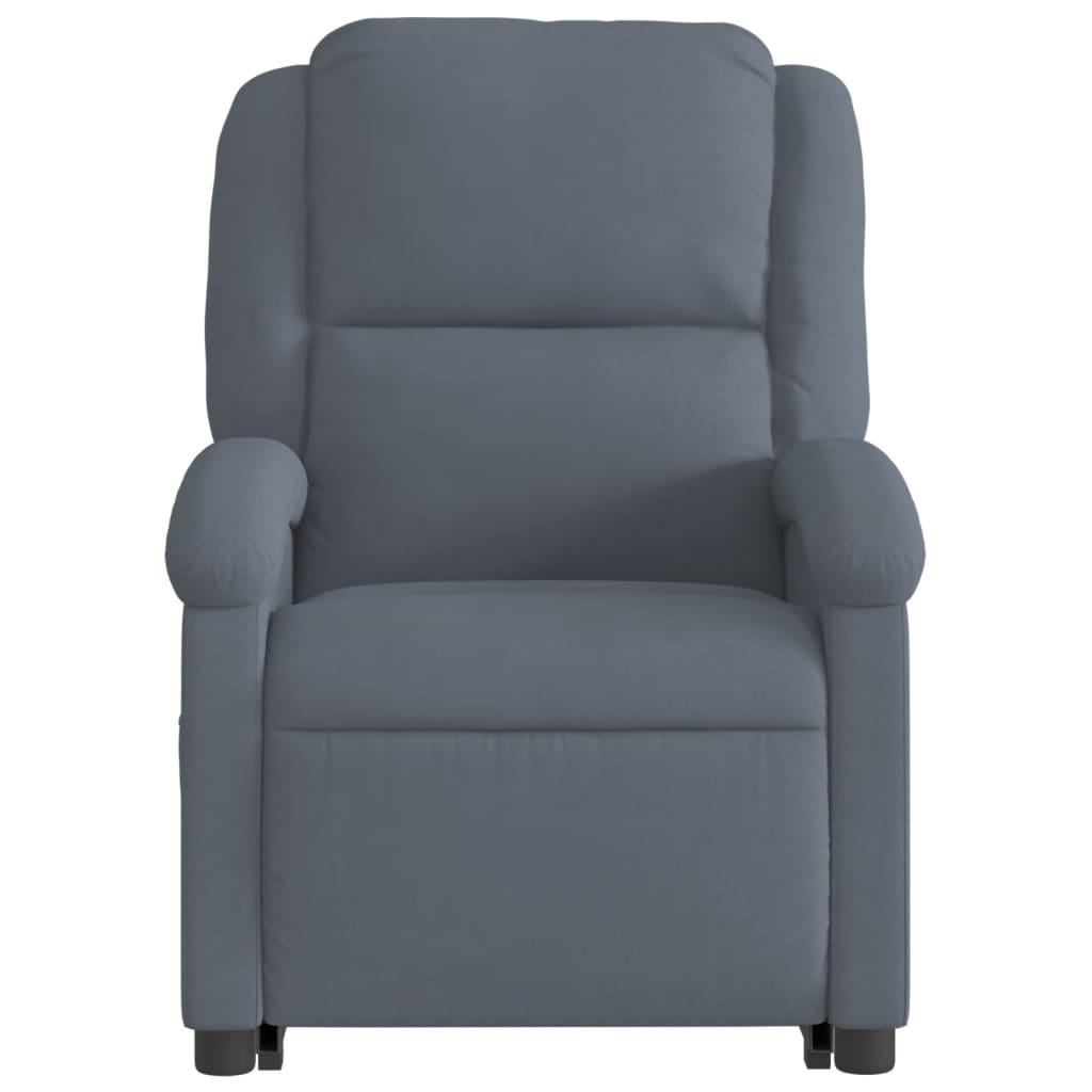 Fauteuil inclinable Gris foncé Velours - Xios Store SNC