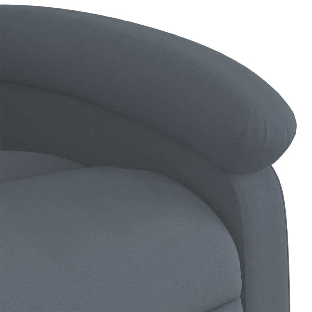 Fauteuil inclinable Gris foncé Velours - Xios Store SNC