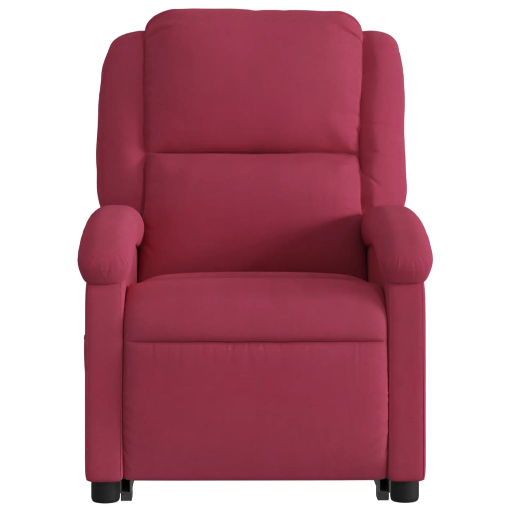 Fauteuil inclinable Rouge bordeaux Velours - Xios Store SNC