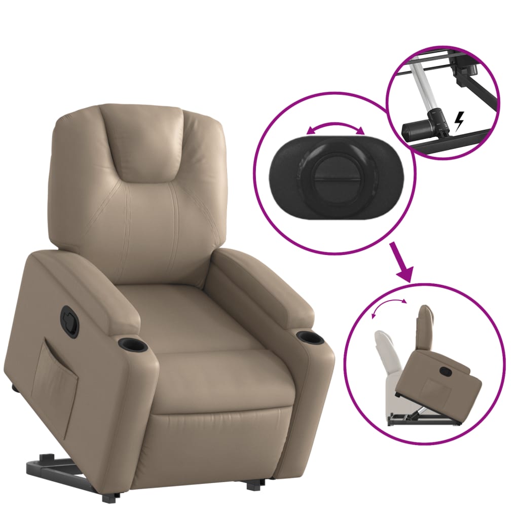 Fauteuil inclinable Cappuccino Similicuir