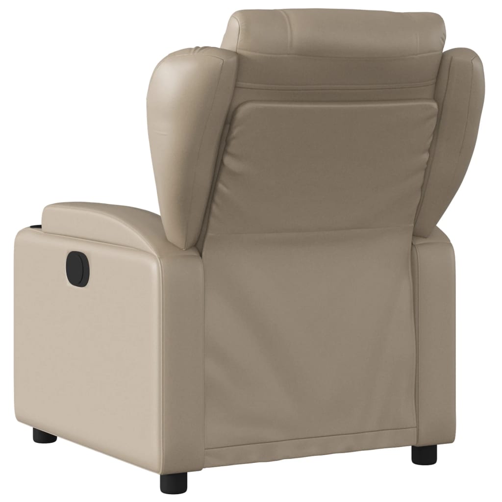 Fauteuil de massage inclinable électrique cappuccino similicuir Fauteuils vidaXL   