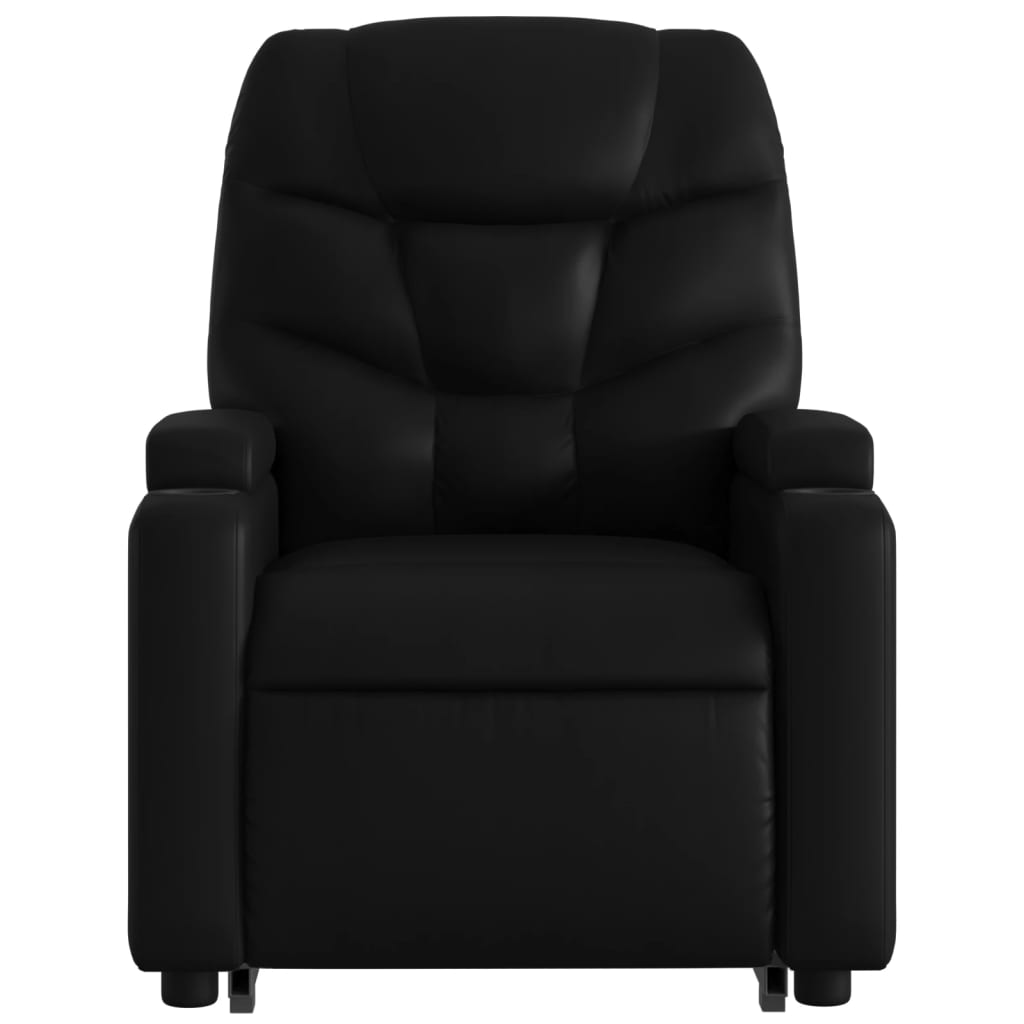 Fauteuil inclinable de massage Noir Similicuir Fauteuils vidaXL   