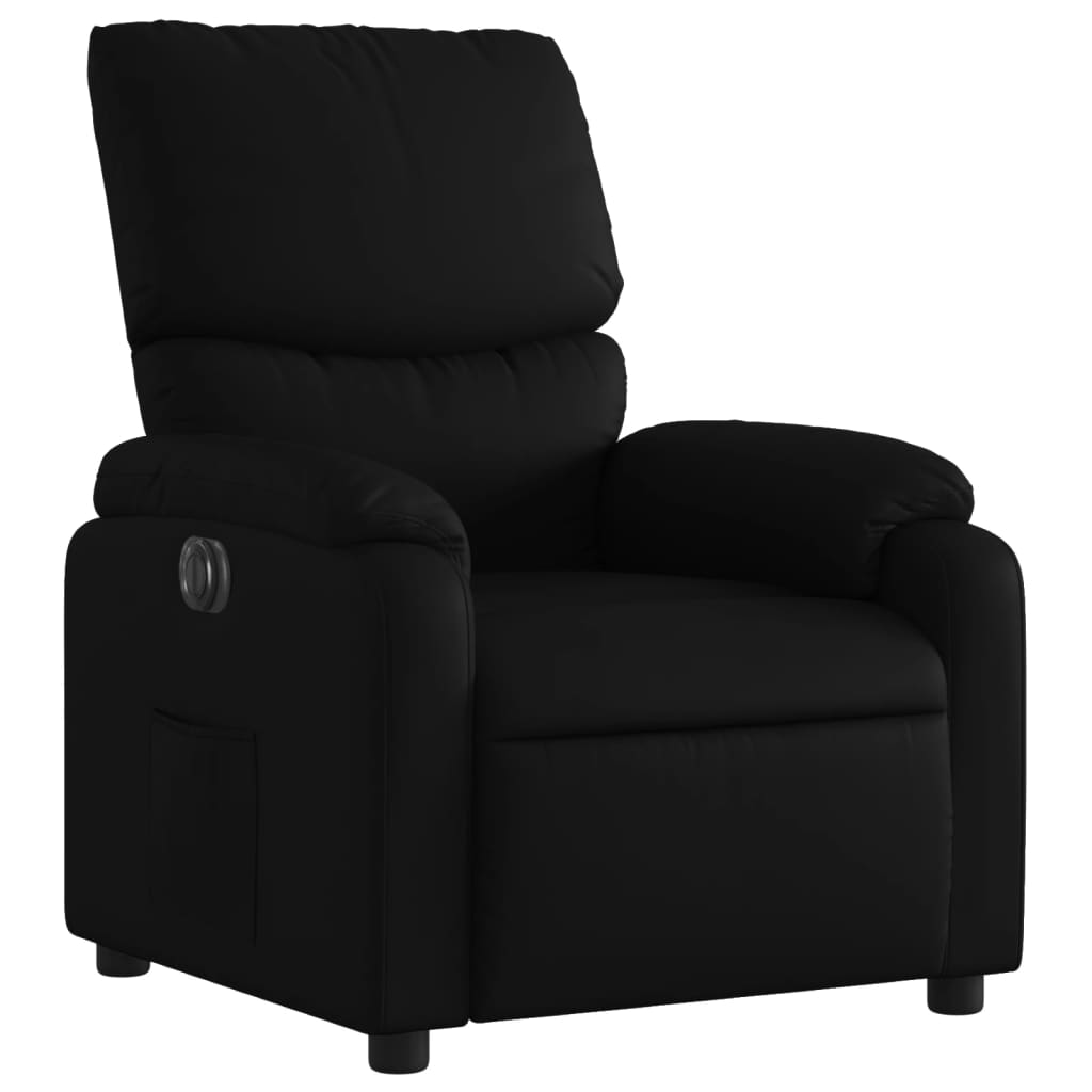 Fauteuil inclinable électrique Noir Similicuir Fauteuils vidaXL   