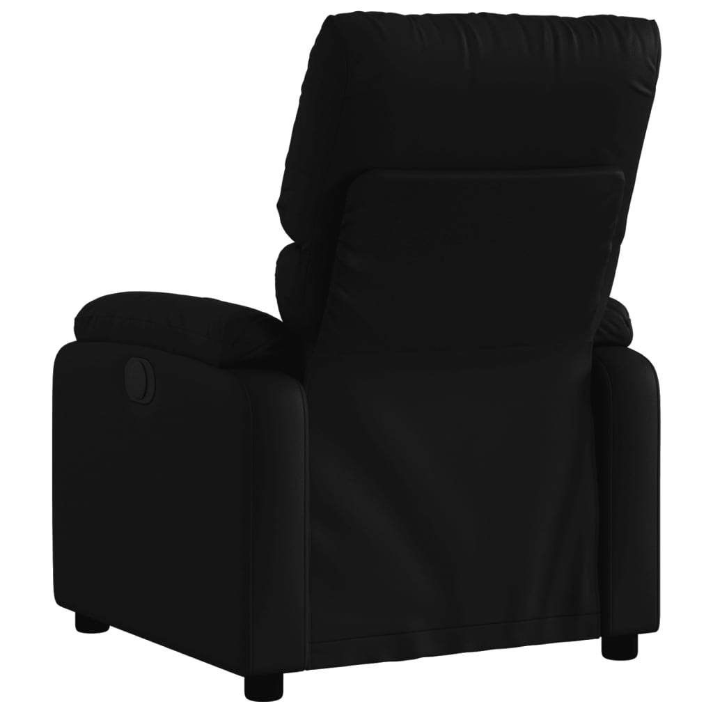 Fauteuil inclinable électrique Noir Similicuir Fauteuils vidaXL   