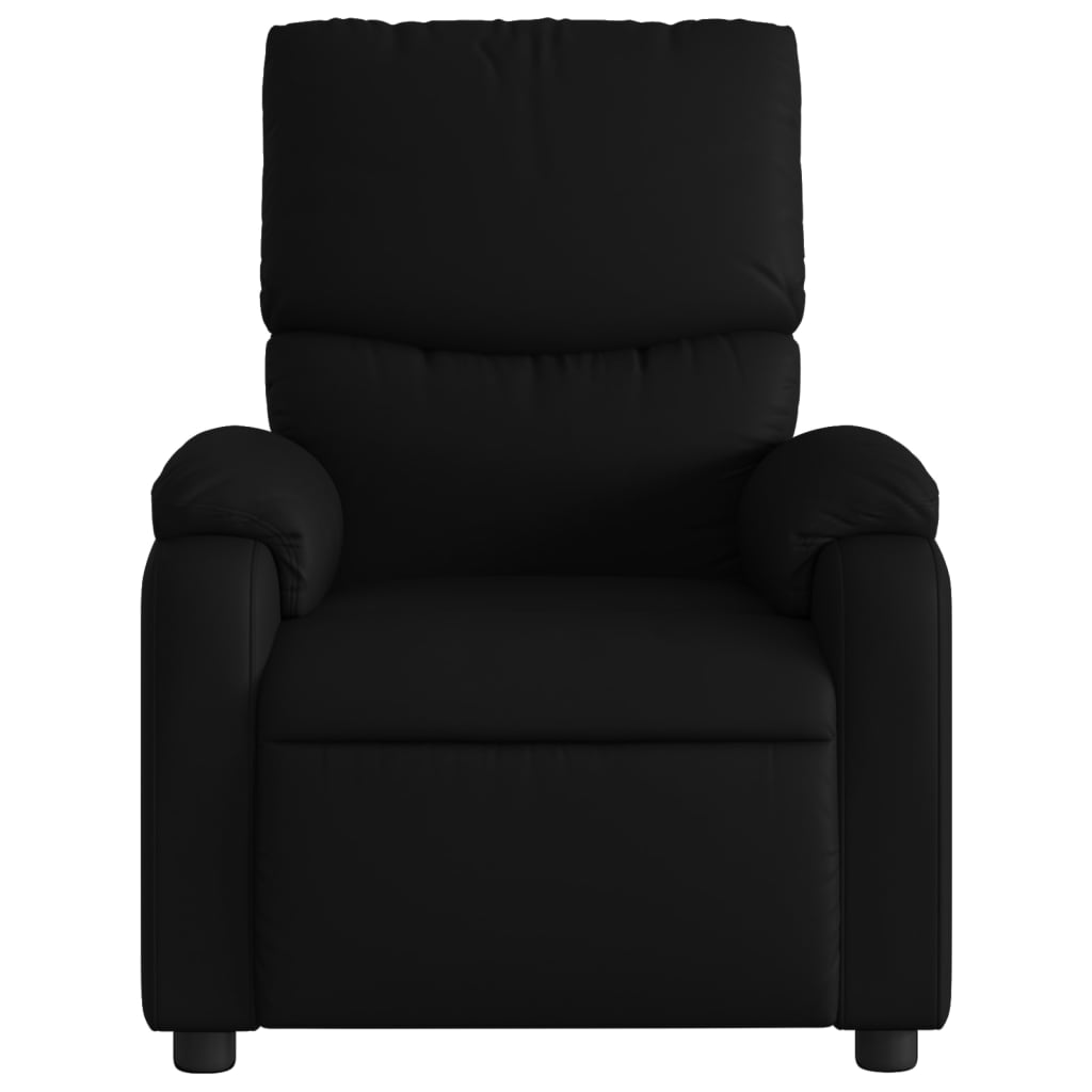 Fauteuil inclinable électrique Noir Similicuir Fauteuils vidaXL   