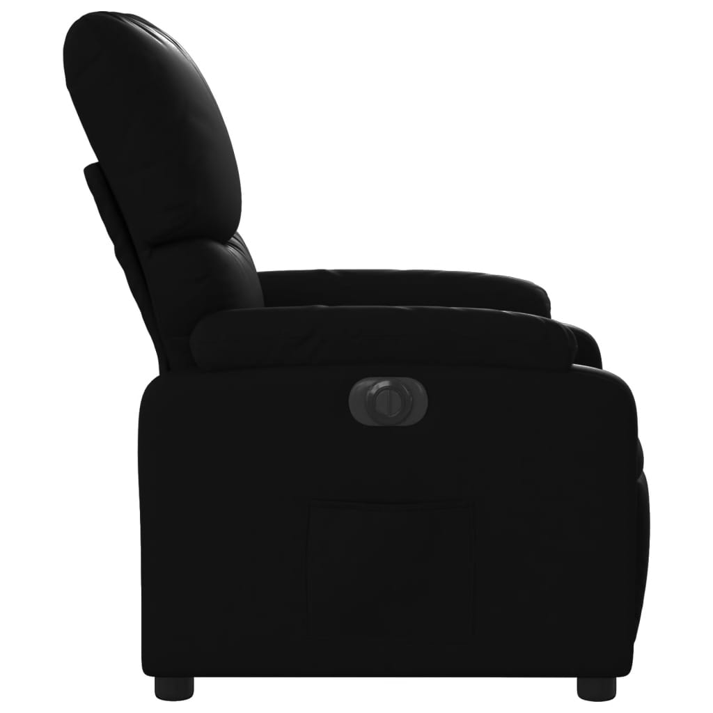 Fauteuil inclinable électrique Noir Similicuir Fauteuils vidaXL   