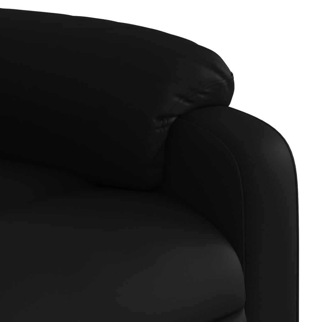 Fauteuil inclinable électrique Noir Similicuir Fauteuils vidaXL   