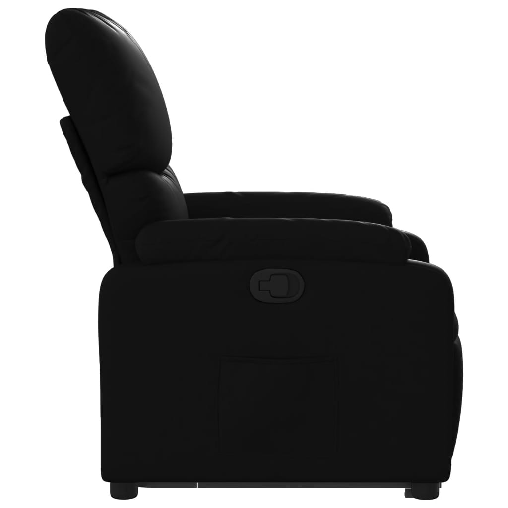 Fauteuil inclinable Noir Similicuir Fauteuils vidaXL   