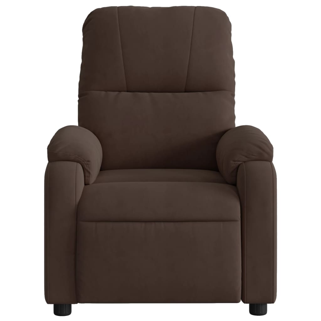 Fauteuil inclinable de massage électrique marron Fauteuils vidaXL   