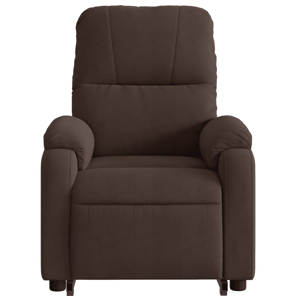 Fauteuil inclinable de massage électrique marron Fauteuils vidaXL   