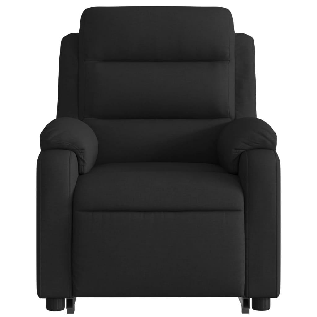 Fauteuil de massage inclinable Noir Tissu Fauteuils vidaXL   