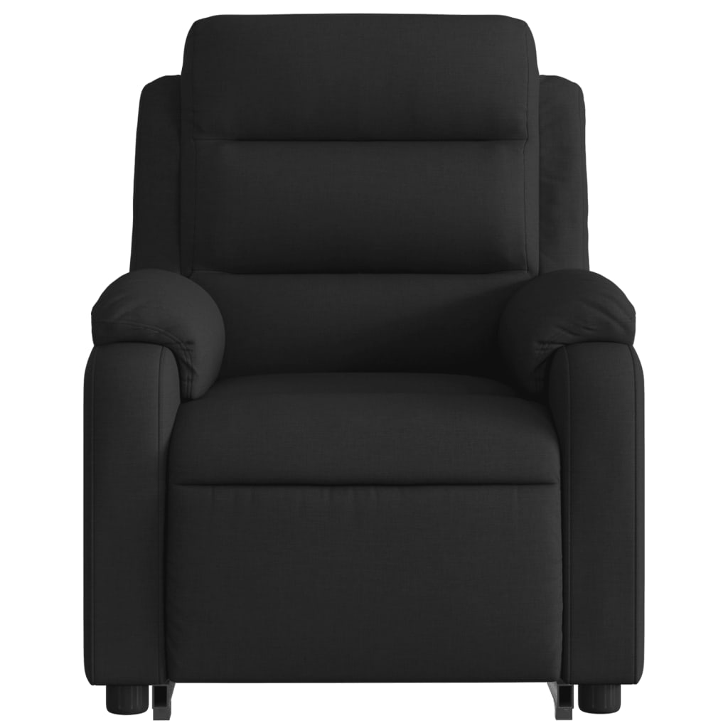 Fauteuil inclinable de massage électrique Noir Tissu Fauteuils vidaXL   