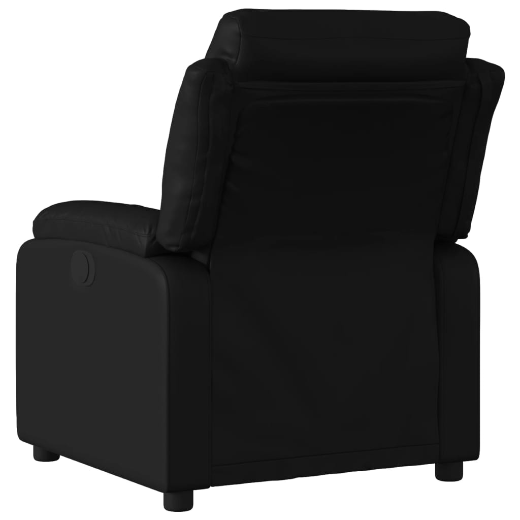 Fauteuil inclinable électrique Noir Similicuir Fauteuils vidaXL   