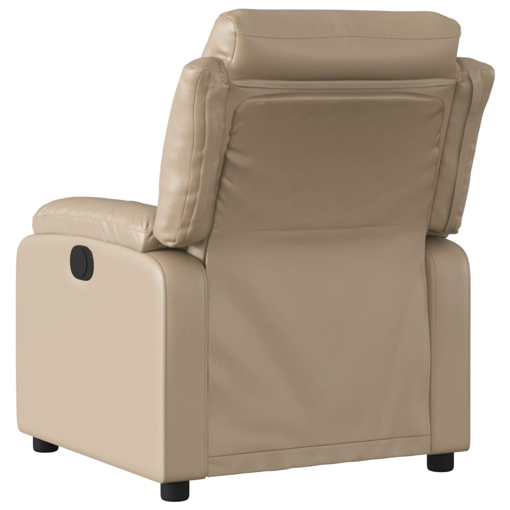 Fauteuil inclinable électrique Cappuccino Similicuir - Xios Store SNC