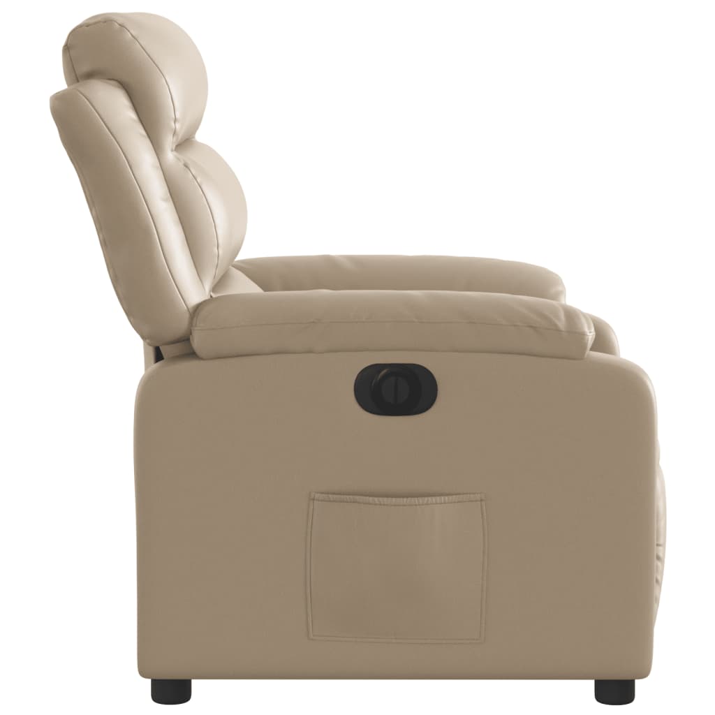 Fauteuil inclinable électrique Cappuccino Similicuir - Xios Store SNC