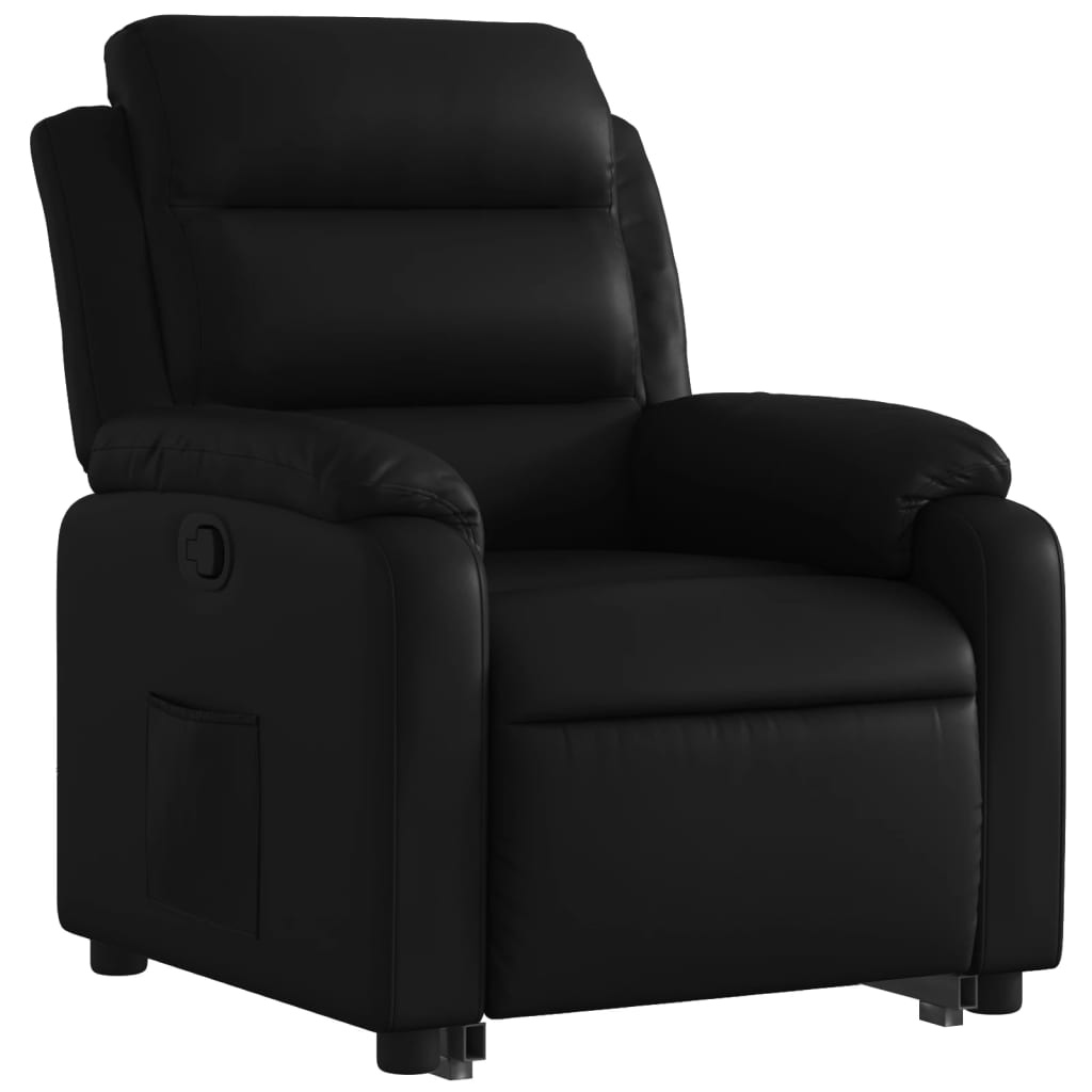 Fauteuil inclinable Noir Similicuir Fauteuils vidaXL   