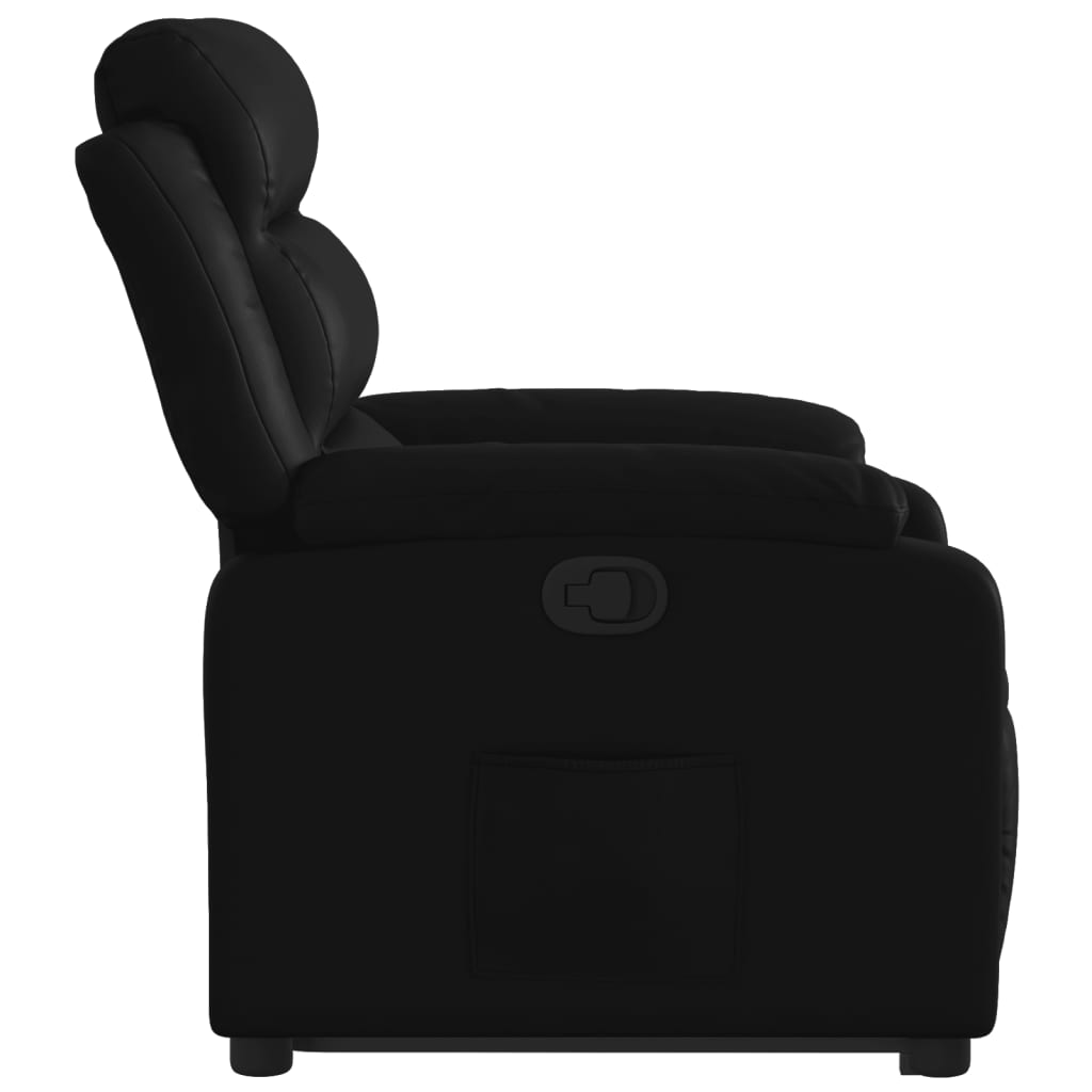 Fauteuil inclinable Noir Similicuir Fauteuils vidaXL   