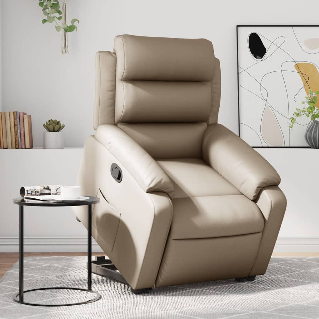 Fauteuil inclinable Cappuccino Similicuir - Xios Store SNC