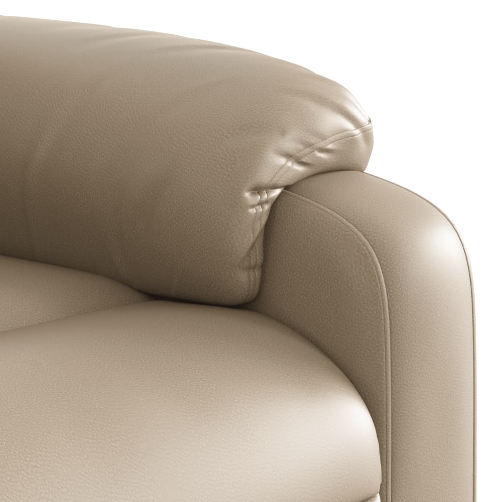 Fauteuil inclinable de massage Cappuccino Similicuir - Xios Store SNC