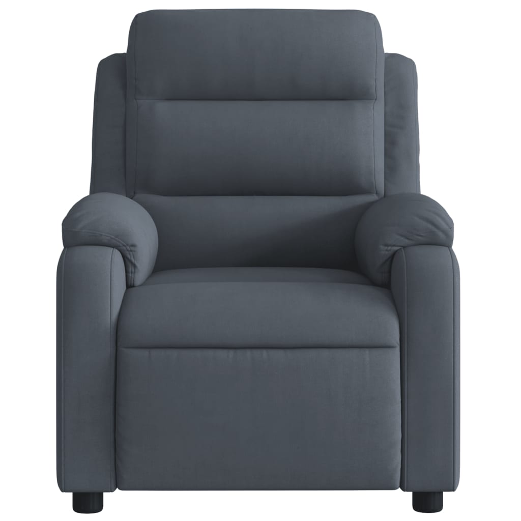 Fauteuil inclinable électrique Gris foncé Velours - Xios Store SNC