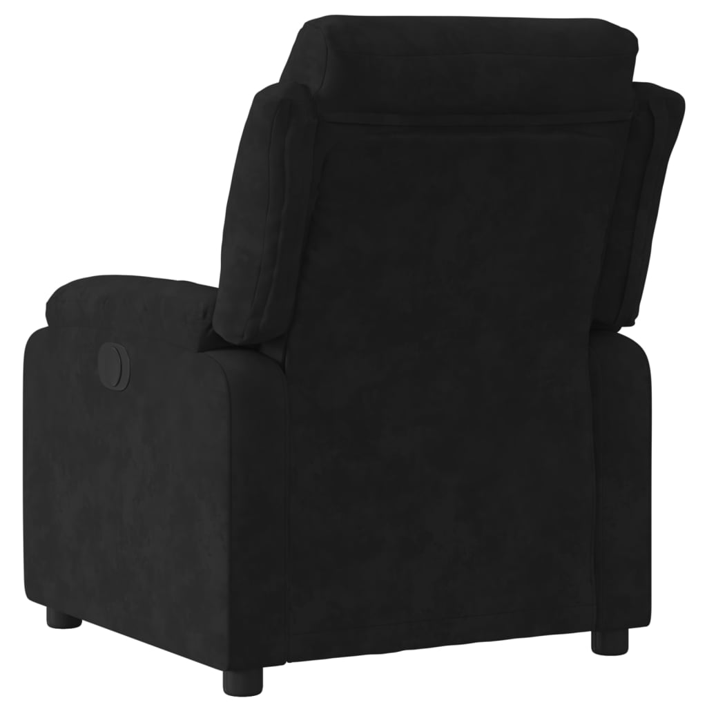 Fauteuil inclinable électrique noir velours Fauteuils vidaXL   