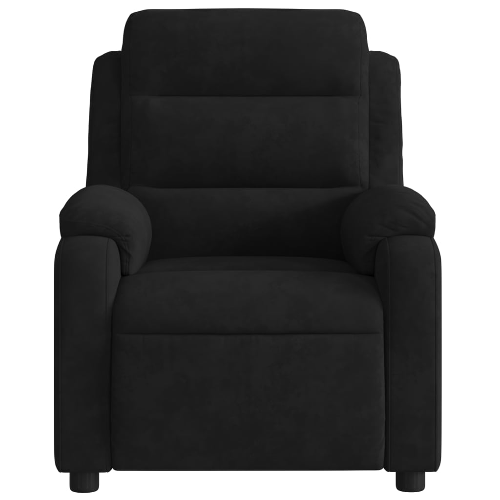 Fauteuil inclinable électrique noir velours Fauteuils vidaXL   