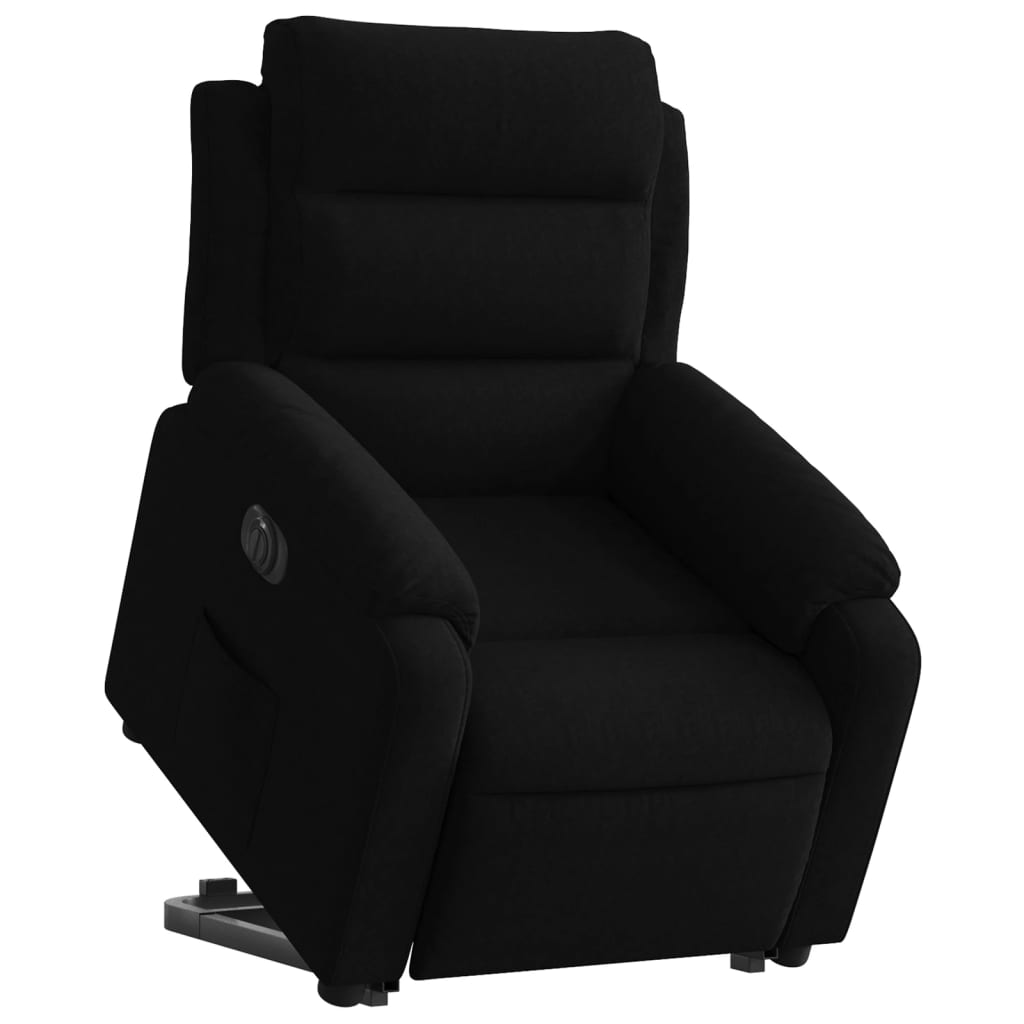 Fauteuil inclinable électrique noir velours Fauteuils vidaXL   