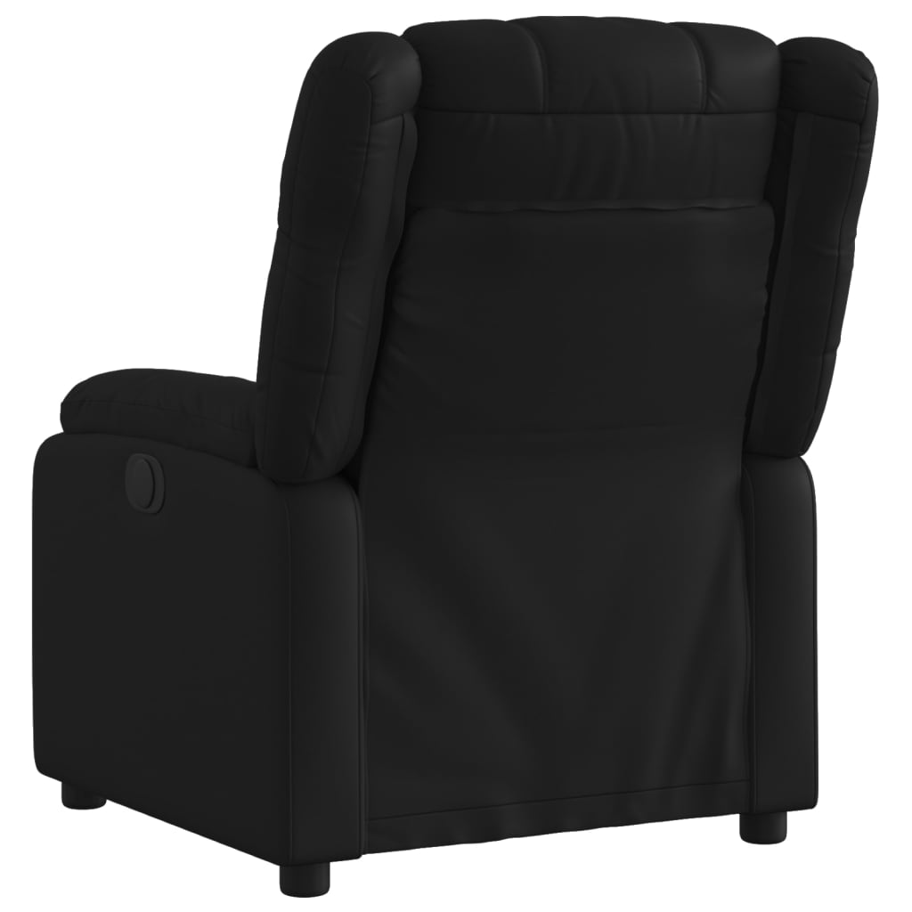 Fauteuil inclinable électrique Noir Similicuir Fauteuils vidaXL   