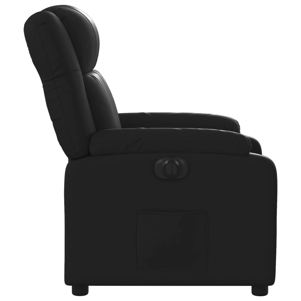 Fauteuil inclinable électrique Noir Similicuir Fauteuils vidaXL   