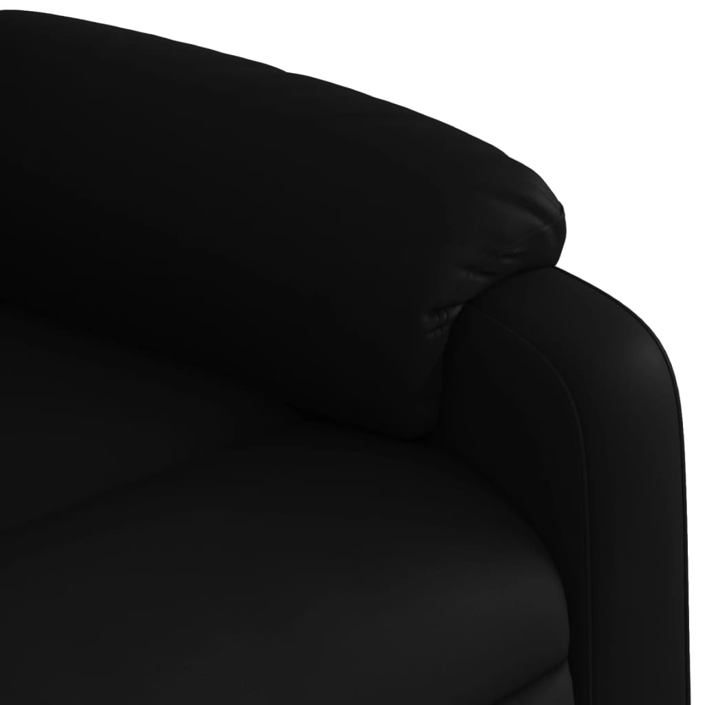 Fauteuil inclinable électrique Noir Similicuir Fauteuils vidaXL   