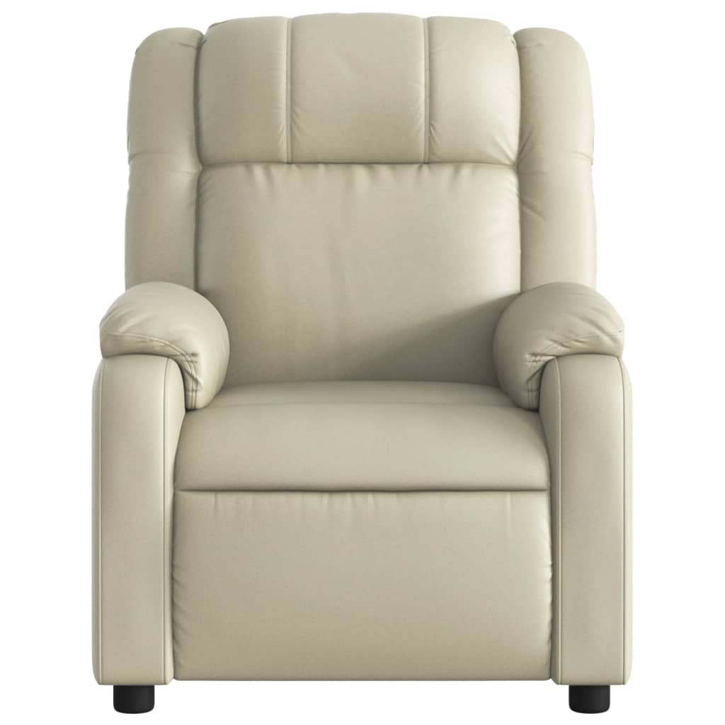 Fauteuil inclinable électrique Crème Similicuir - Xios Store SNC