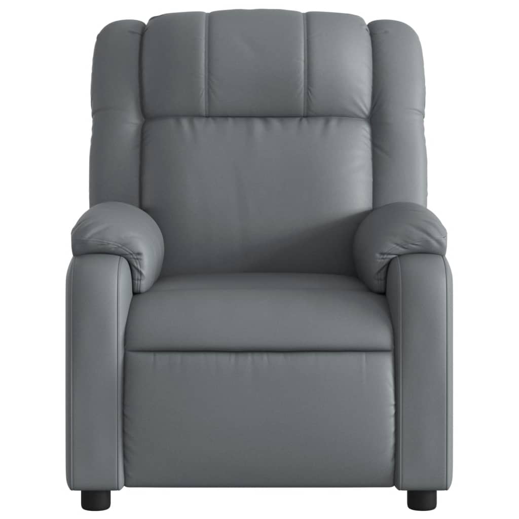 Fauteuil inclinable électrique Gris Similicuir - Xios Store SNC