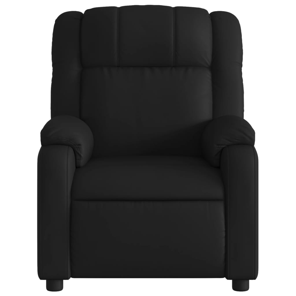 Fauteuil de massage inclinable électrique noir similicuir Fauteuils vidaXL   