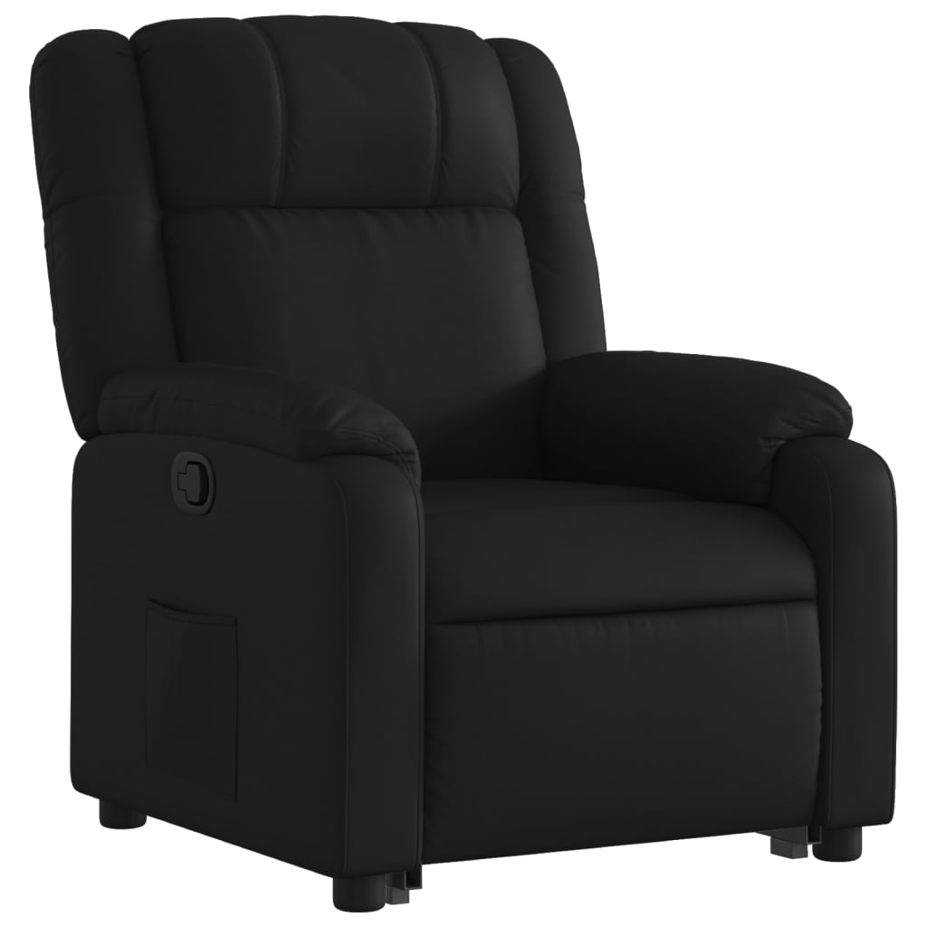 Fauteuil inclinable Noir Similicuir Fauteuils vidaXL   