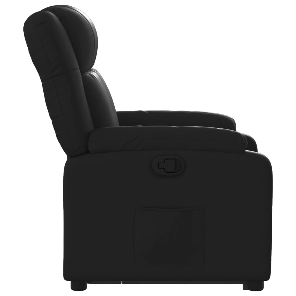 Fauteuil inclinable Noir Similicuir Fauteuils vidaXL   