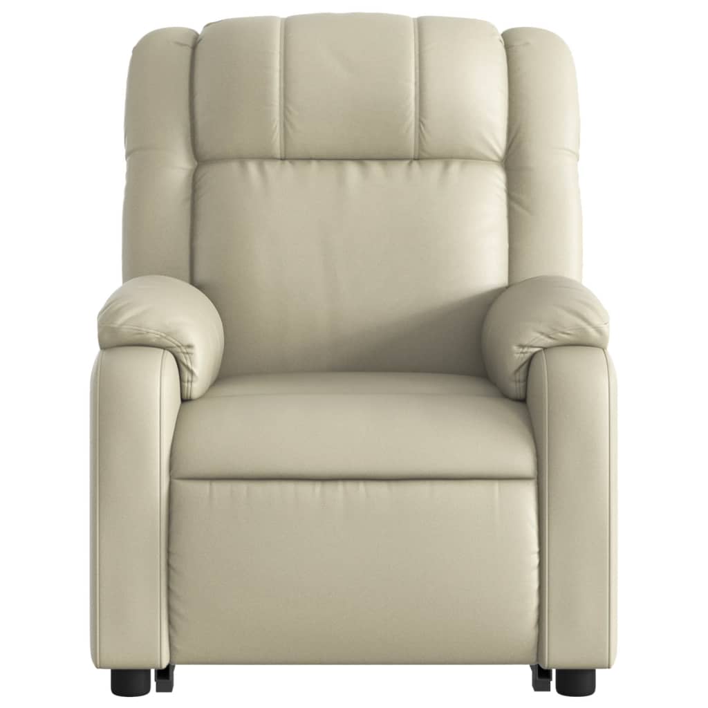 Fauteuil inclinable Crème Similicuir - Xios Store SNC