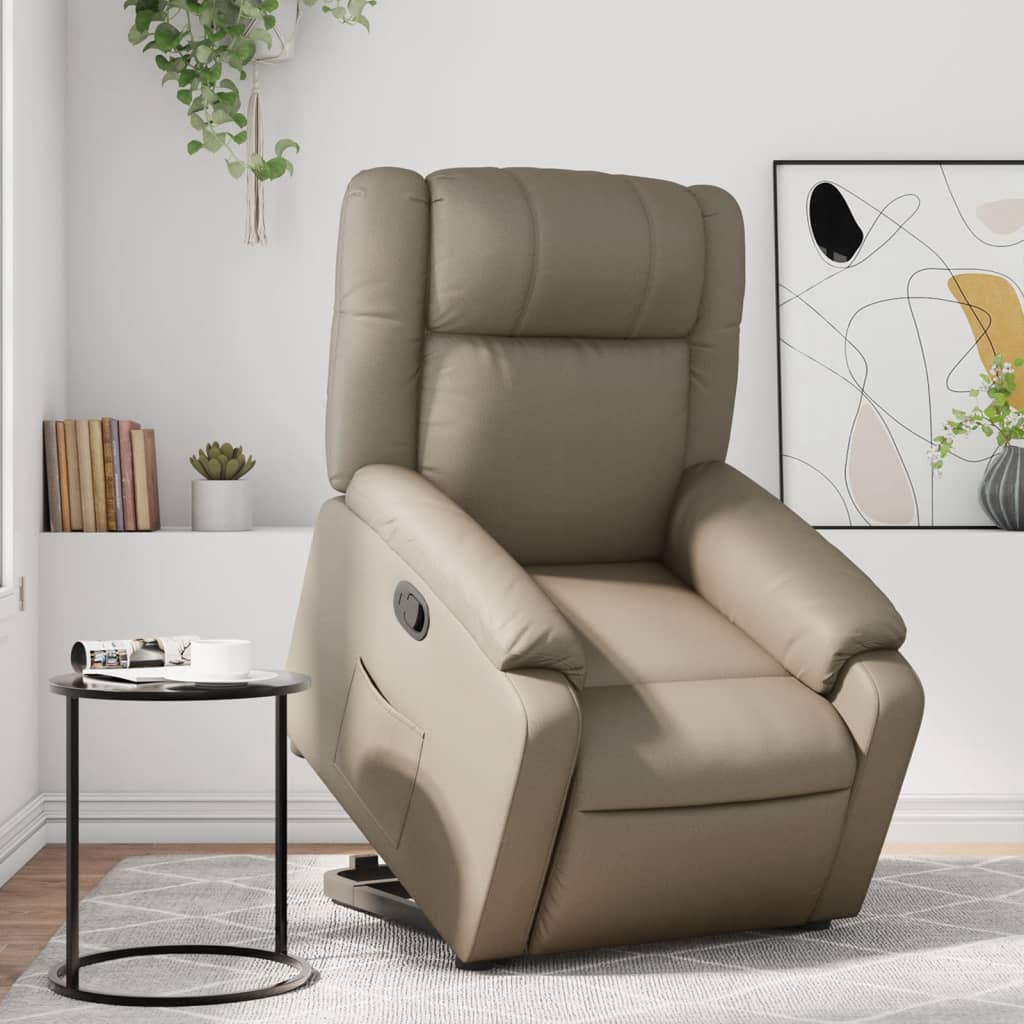 Fauteuil inclinable Cappuccino Similicuir - Xios Store SNC