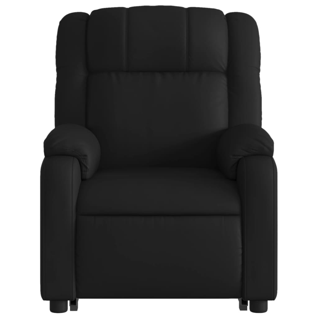 Fauteuil inclinable de massage Noir Similicuir Fauteuils vidaXL   