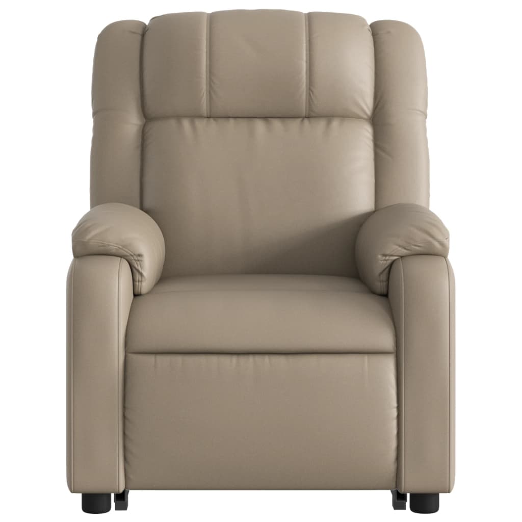 Fauteuil inclinable de massage Cappuccino Similicuir Fauteuils vidaXL   