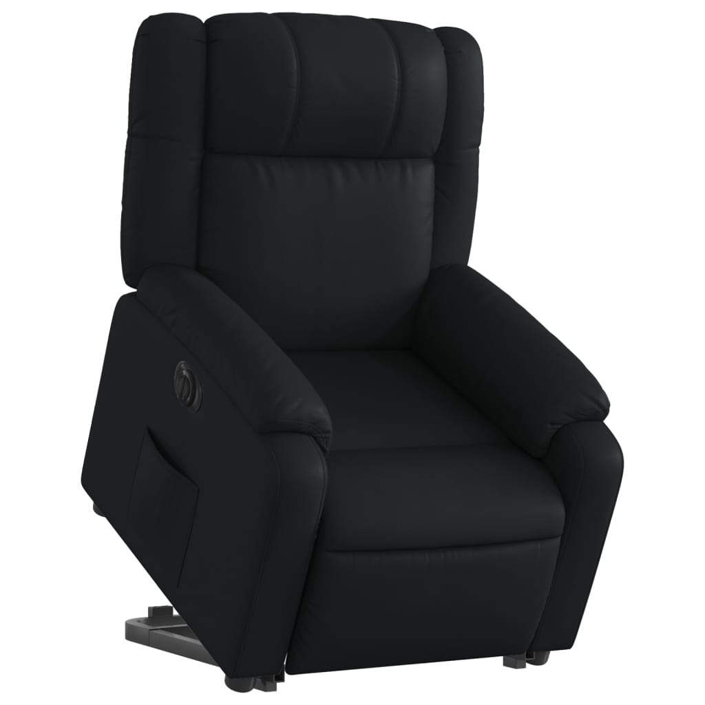 Fauteuil inclinable électrique noir similicuir Fauteuils vidaXL   