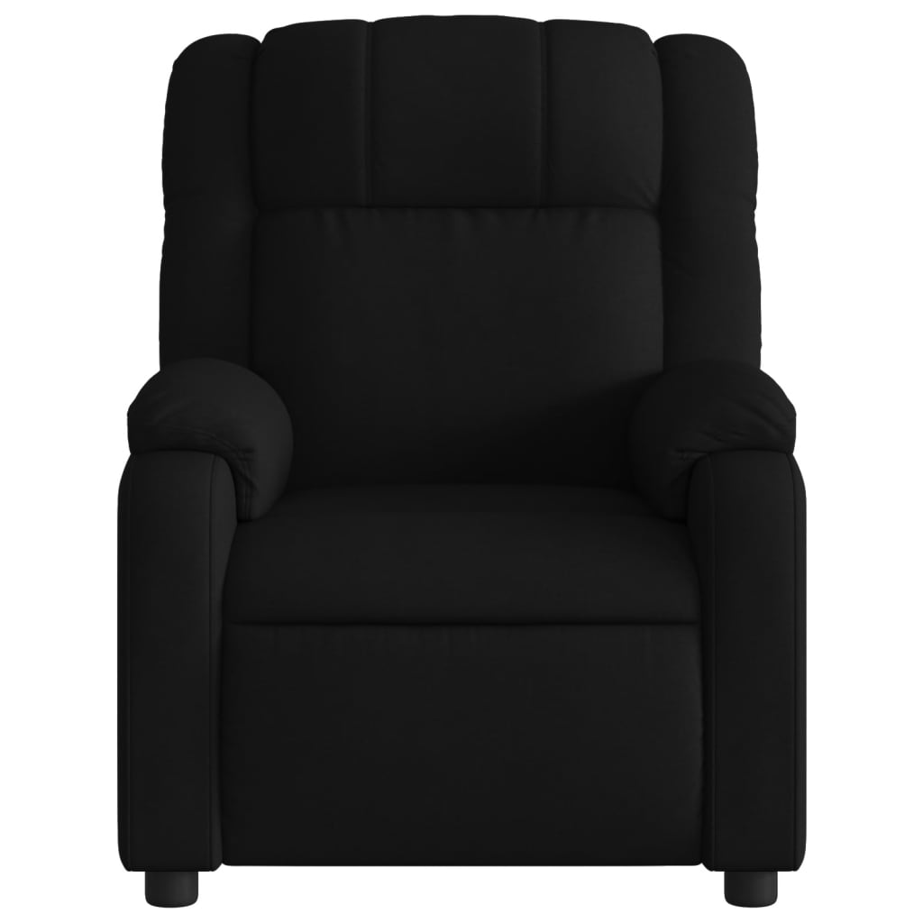 Fauteuil de massage inclinable électrique Noir Tissu Fauteuils vidaXL   