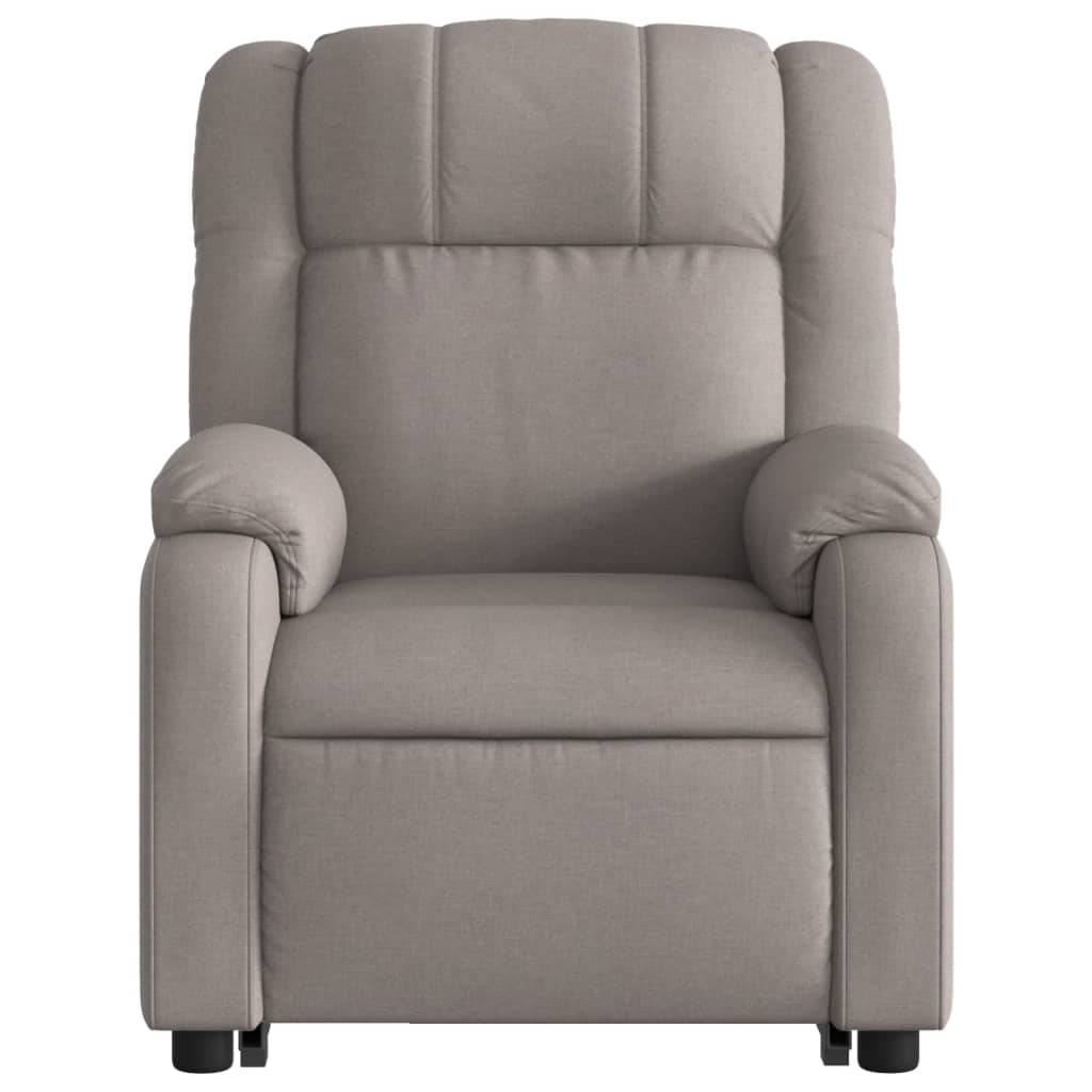 Fauteuil inclinable électrique taupe tissu - Xios Store SNC