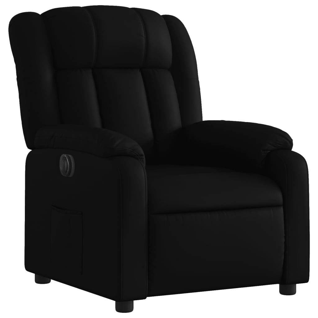 Fauteuil inclinable électrique Noir Similicuir Fauteuils vidaXL   