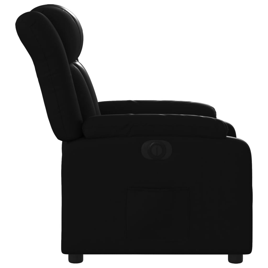 Fauteuil inclinable électrique Noir Similicuir Fauteuils vidaXL   