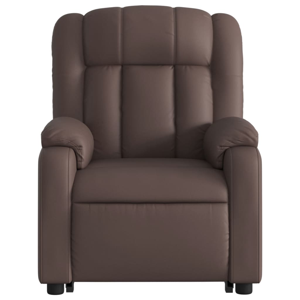 Fauteuil inclinable marron similicuir Fauteuils vidaXL   