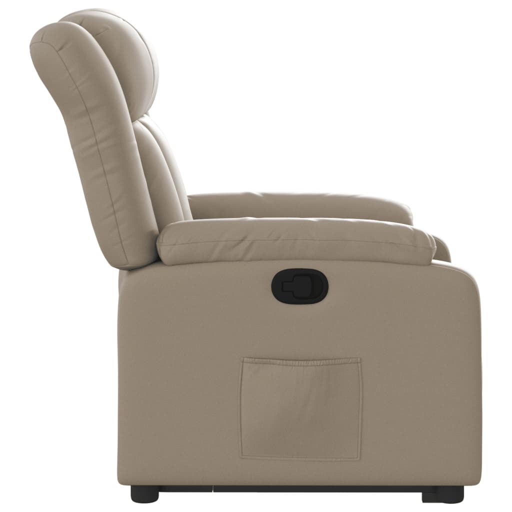 Fauteuil inclinable Cappuccino Similicuir Fauteuils vidaXL   