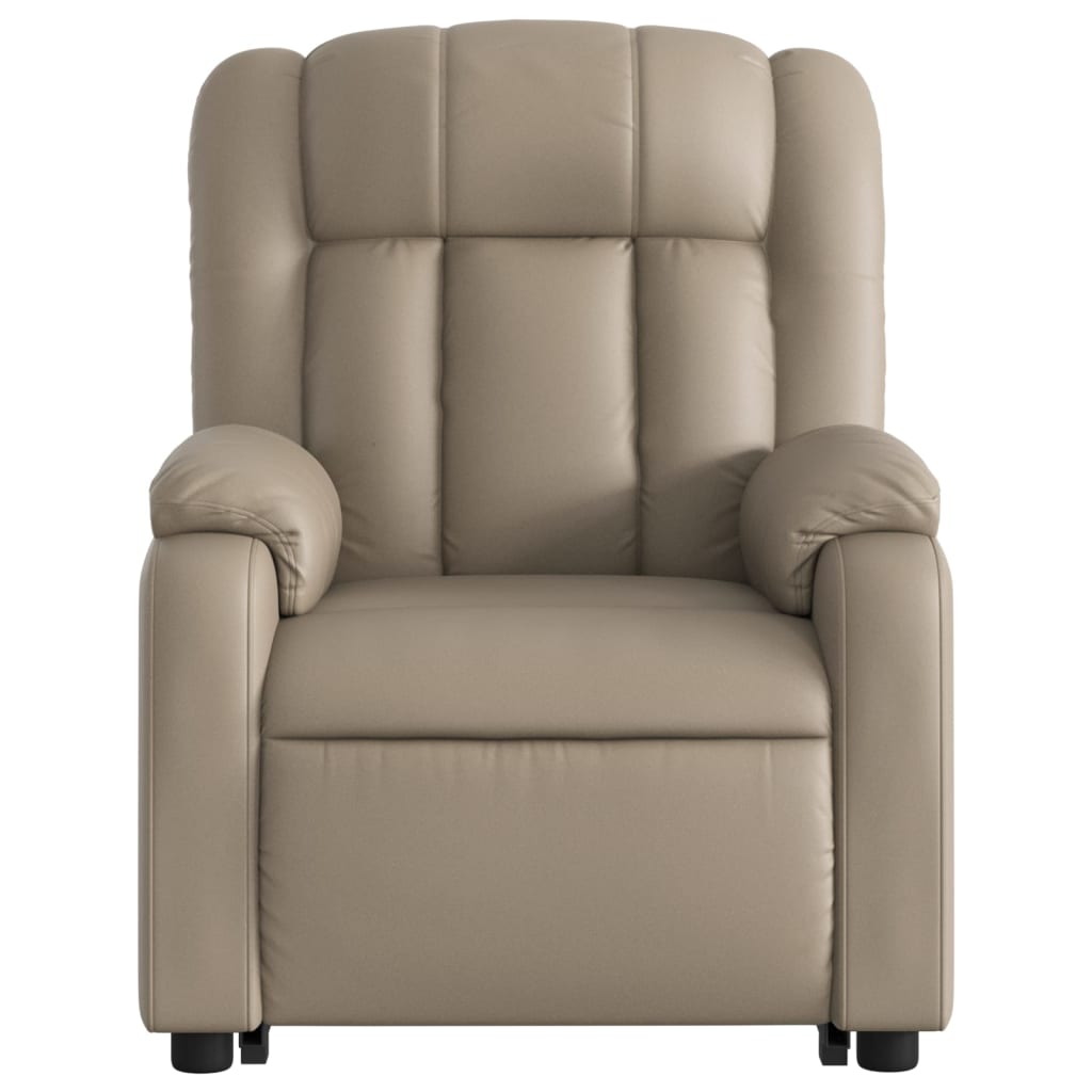 Fauteuil inclinable électrique cappuccino similicuir Fauteuils vidaXL   