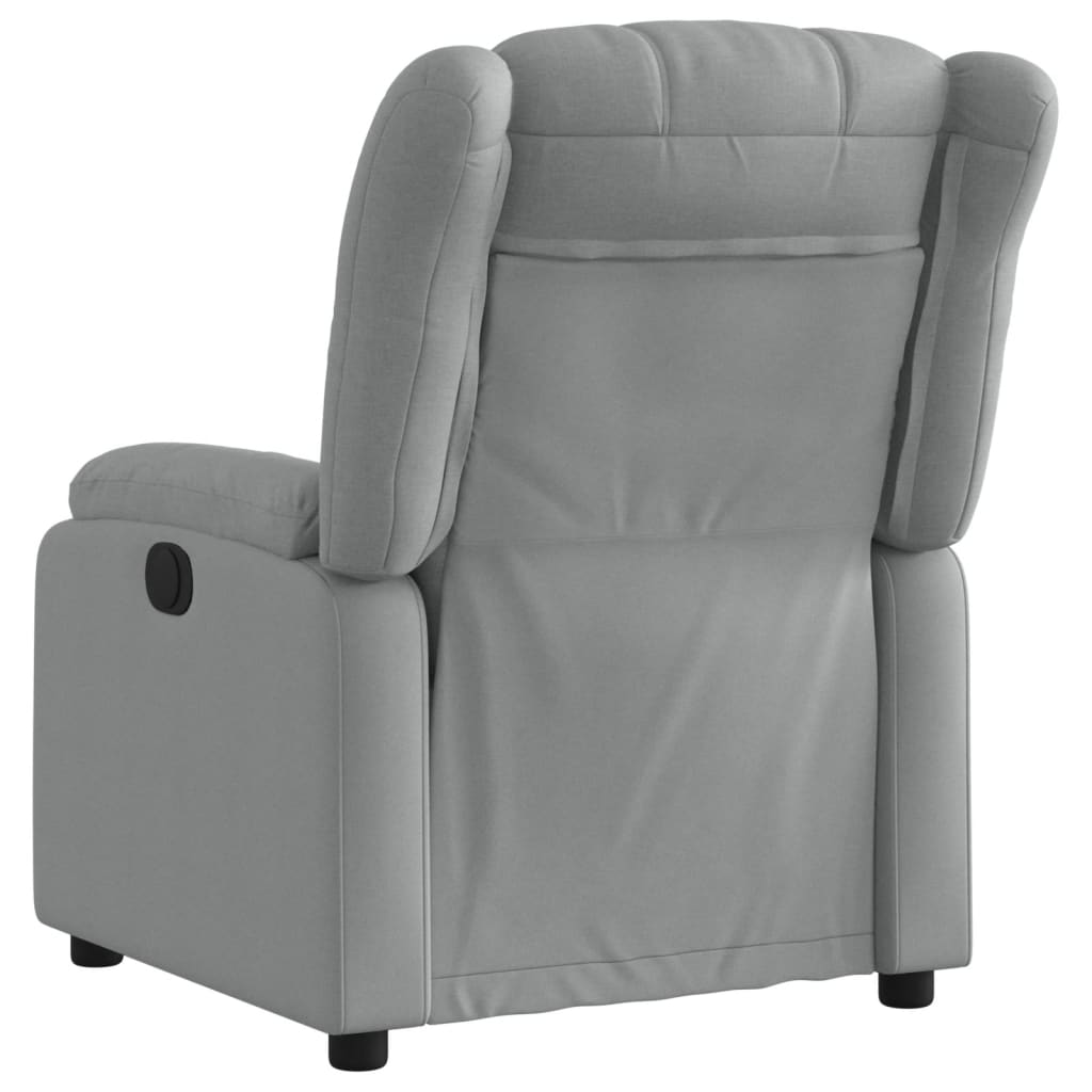 Fauteuil inclinable électrique Gris clair Tissu - Xios Store SNC